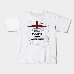 With Airplanes Pilot Men Women Kids T-Shirt